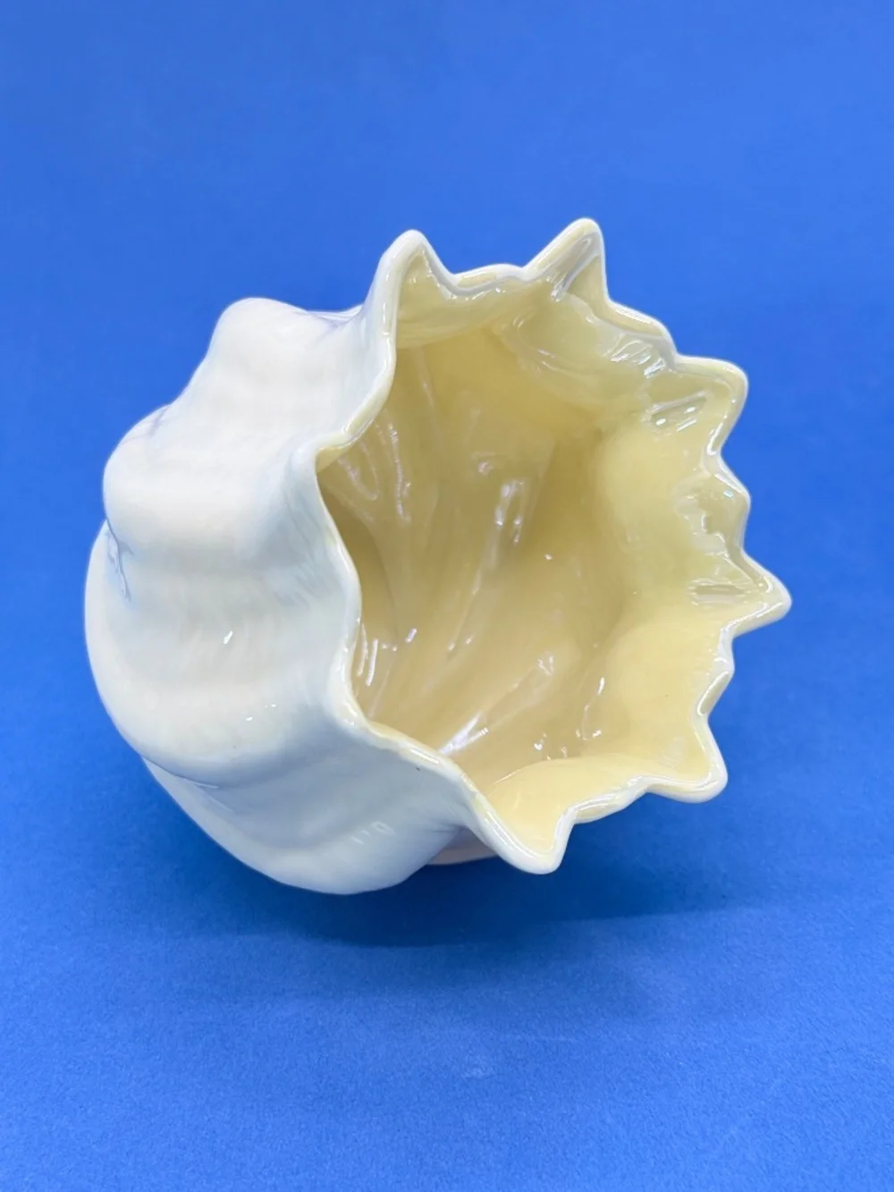 Belleek Pottery Neptune Twisted Shell Vase